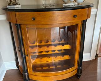 Biedermeier Style Wine Storage Cabinet - perfect Condition - 39"h x 44"w x 22"d