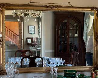 Beautiful Large Gold Accent Mirror 36" x 52"