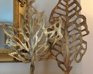 Pair of Sculptural Leaves 