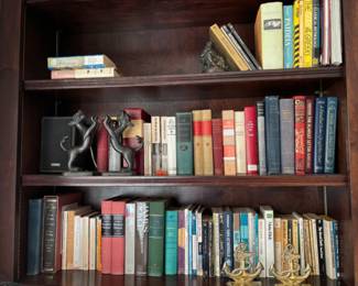 Wonderful Selection of Books  ( Classics, Literature, Contemporary) and Bookends