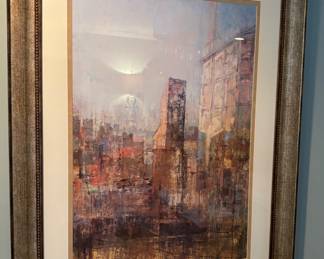 City Scape 47"h x 37"w