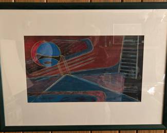 Framed Abstract     22" x 30" 