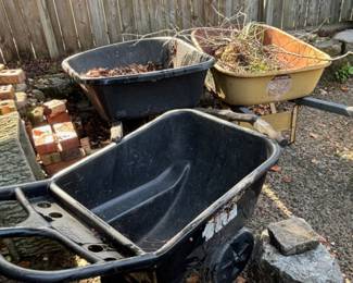 3 Wheelbarrows