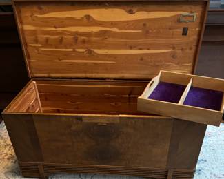 Inside of Cedar Chest