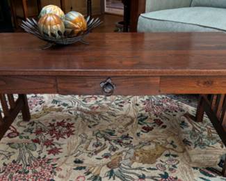 Mission Style Oak Coffee Table 18"h x 42"w x 22"d