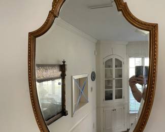 Antique Gilt Wood Mirror