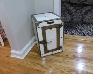 Antique cigar humidor in the form of an icebox made by THE WILKE MFG CO