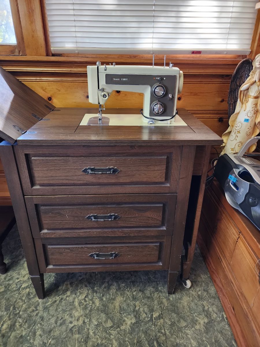 Kenmore Sewing machine in a nice cabinet