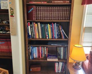 Books and bookshelf