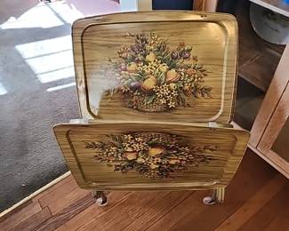 Vintage tv trays