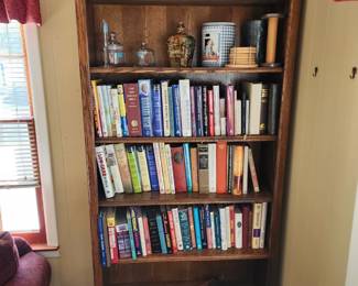 Books and bookshelf