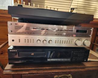 Gemini Belt Driven automatic XL-BDl0
MCS Series 3236 Stereo Receiver 
Sony- CDP-361 High Density 
