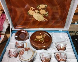 Oriental tea set 