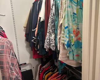 closet full of clothes