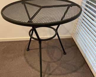 Metal side table - great for the patio