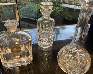 Orrefors Absolute crystal decander (no alcohol or box) - limited edition and crystal decanters