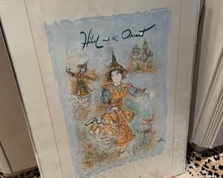 Hibel - The Orient Thai Dancer - signed - excellent condtion