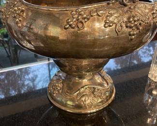 Silver-plated champagne cooler - Quadra-plated