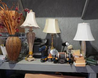 lamps, tools
