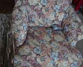 floral chair