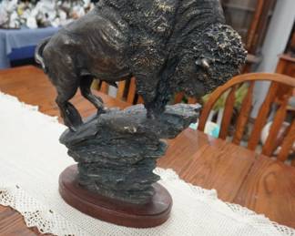 Buffalo statue
