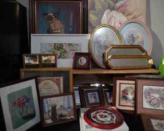Home Interiors and other pictures and mirrors