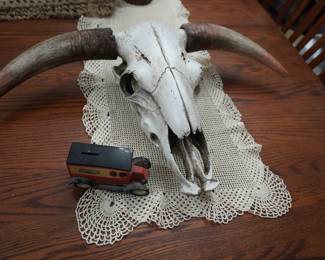 skull, bank