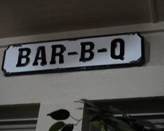 Bar B Q sign