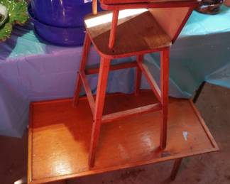 doll chair, small coffee table