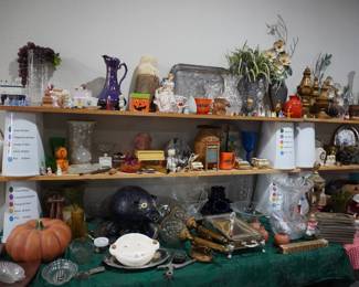 decor, glass ware, Frankoma