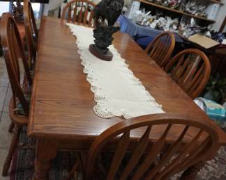 Dining table with 6 chairs