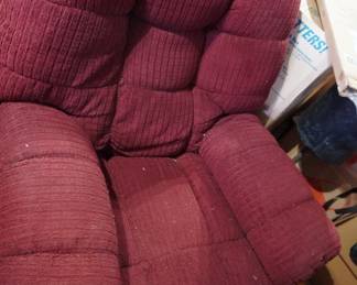 red recliner