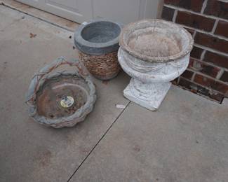 outdoor pots