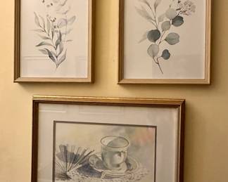 Watercolor (bottom) by S. Borror