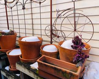 Clay pots