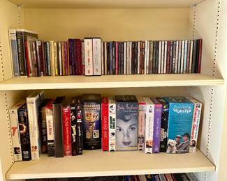 CDs, DVDs, and VHSs 