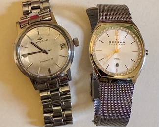 MOVADO and Skaden watches 