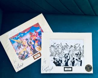 Limited editions signed by Franco the Great