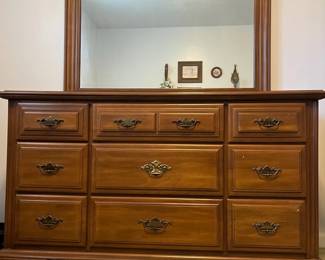 Dresser with Big Mirror