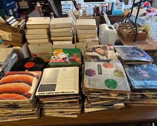 Vintage Records in Varying Condition 