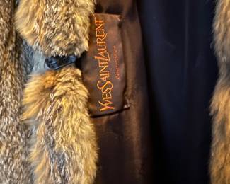 Yves Saint Laurent Fur Coat, Fur jacket