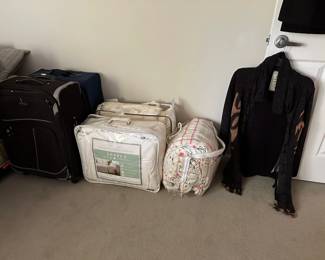 Luggage, Bedding, Clothes