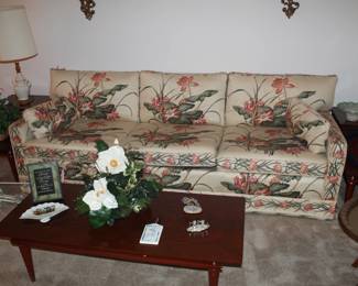 This mid century sofa is comfortable and in perfect condition.  