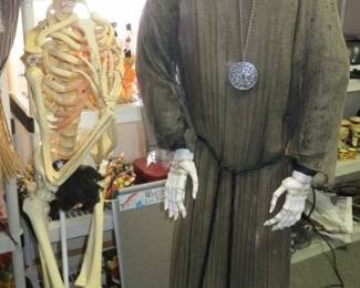 Life Size Skeleton & Grim Reaper