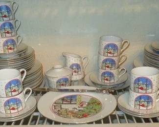 Shibata, "HOME FOR THE HOLIDAYS" China Sets