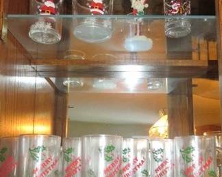 Vintage Merry Christmas Pedestal Mugs