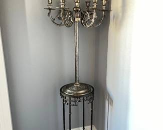 Mexican silver epergne