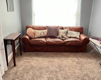 leather sleeper sofa