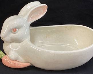 FITZ & FLOYD BUNNY TRAY, MADE IN JAPAN