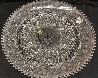TIARA EGG PLATE, 12’’ W